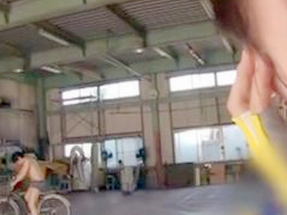 Hot and Horny Asian Neighbor Gets Lucky with Young Cyclist's Bike