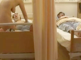 Japanese nurse fucking her patient in secret XXX rated affair